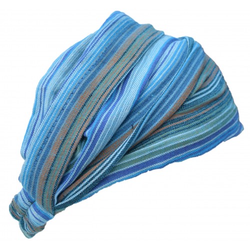 Stripe Cotton Elasticated Headband