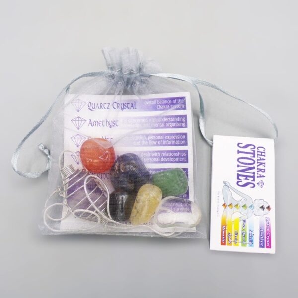 Chakra Stone Pendant Gift Set
