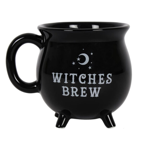 Black Witches Brew Cauldron Mug
