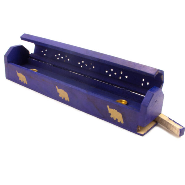 Coloured Elephant Incense Box