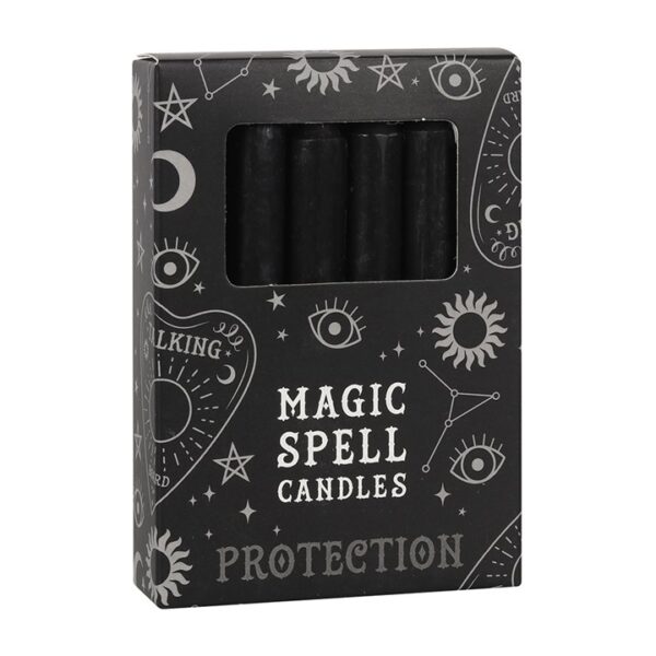 Black 'Protection' Spell Candles