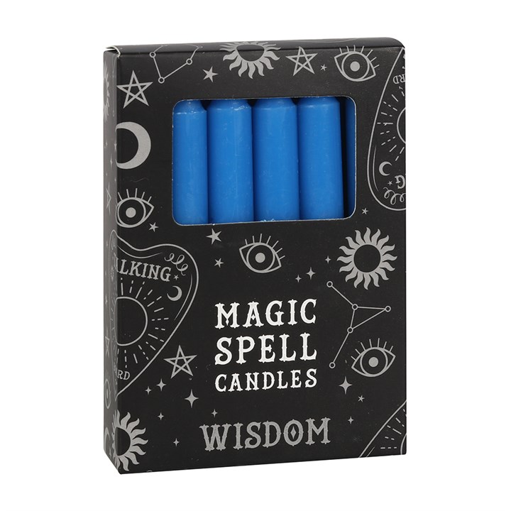 Dark Blue 'Wisdom' Spell Candles