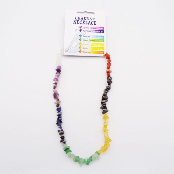 Chakra Stone Chip Necklace