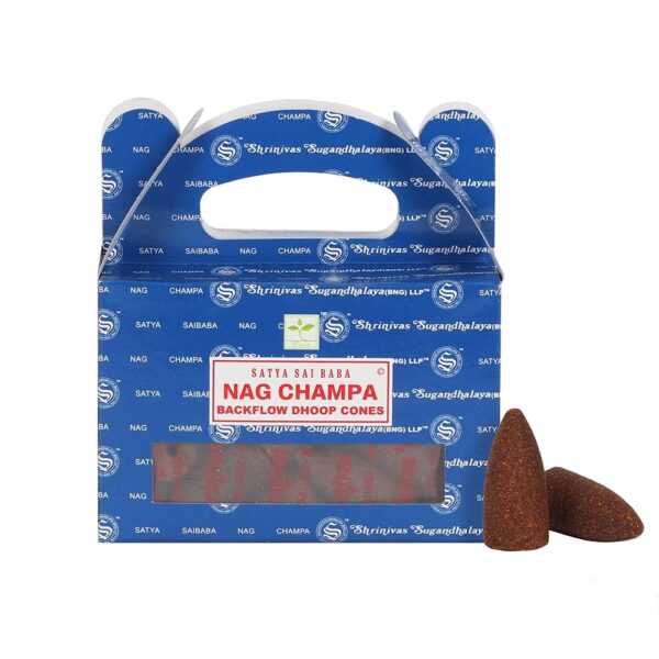 Nag Champa Backflow Dhoop Incense Cones