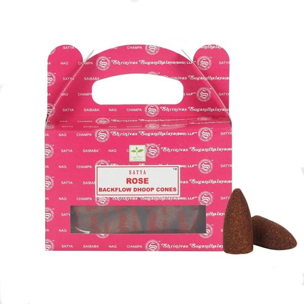 Rose Backflow Dhoop Incense Cones