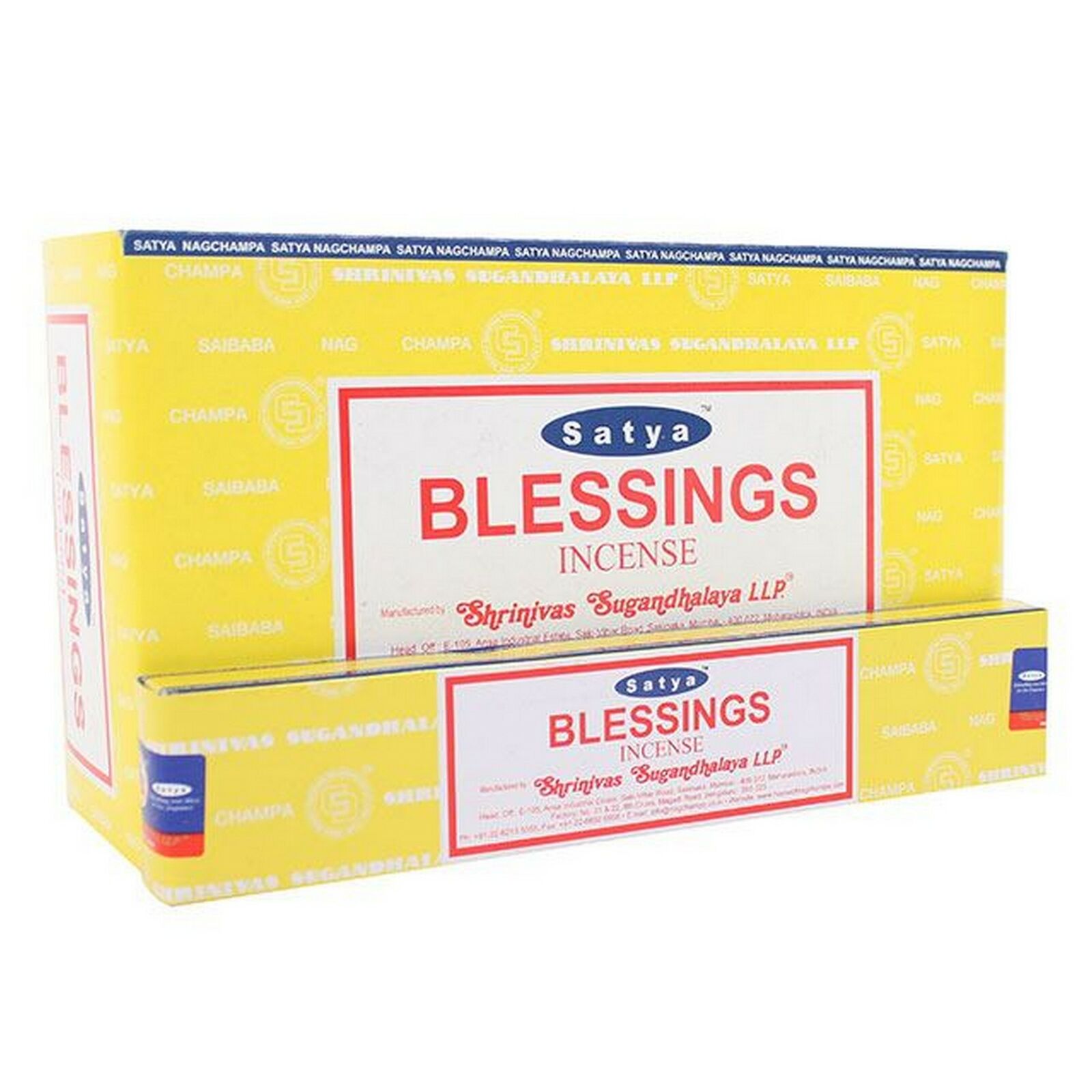 Satya Blessings Incense Sticks Box Of 12 Individual Packets Karma Shack 