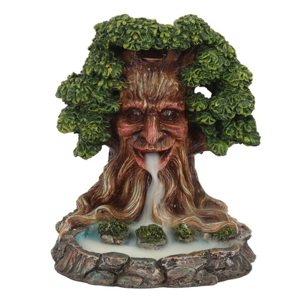 Tree Man With Pond Backflow Incense Burner