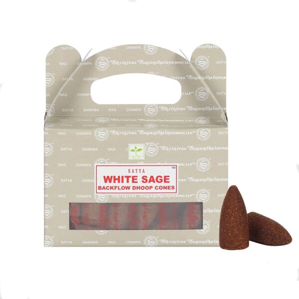 White Sage Backflow Dhoop Incense Cones