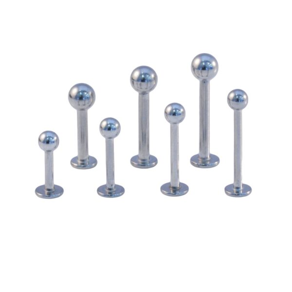 Surgical Steel Labret Bar 1.2mm & 1.6mm