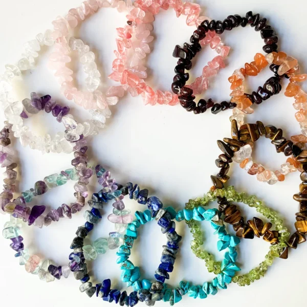 Crystal Chip Bracelets
