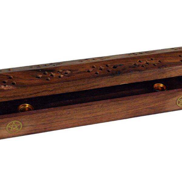 Wooden Incense Burner and Storage Box - Assorted Designs
