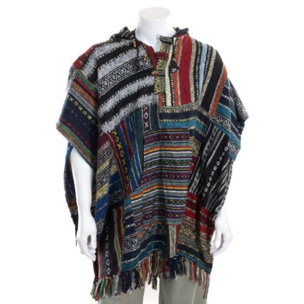 Long Patch Poncho