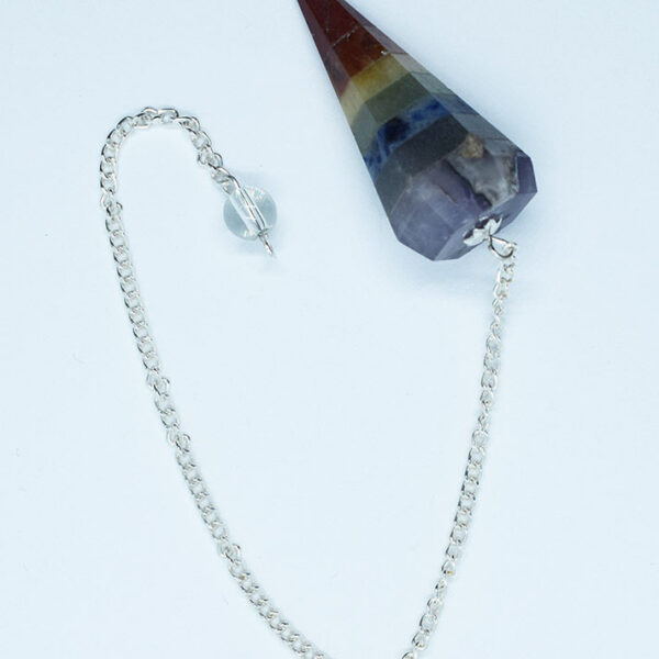 7 Chakra Stone Pendulum Dowser