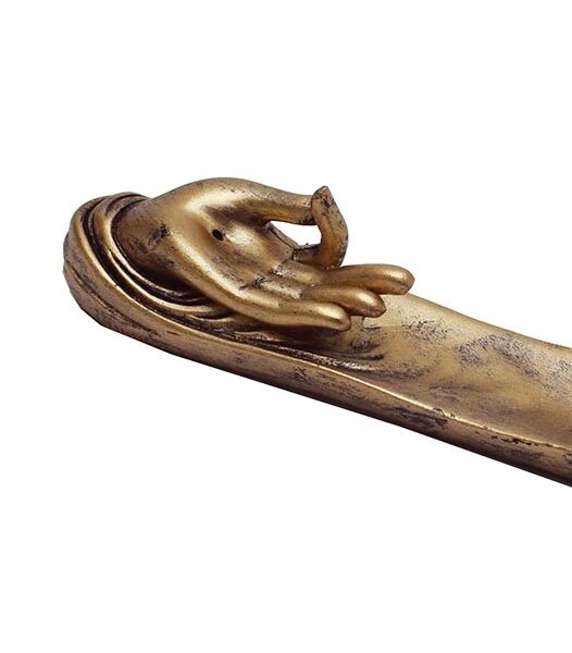Gold Zen Hand Incense Holder