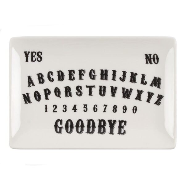White Talking Board Trinket Dish