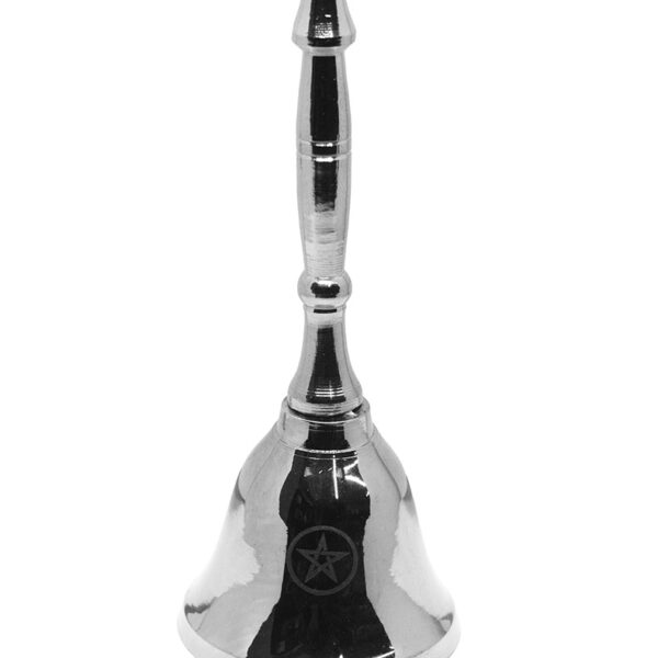 Silver Celtic Pentagram Bell