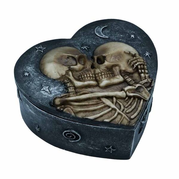 Skeleton Lovers Heart Box