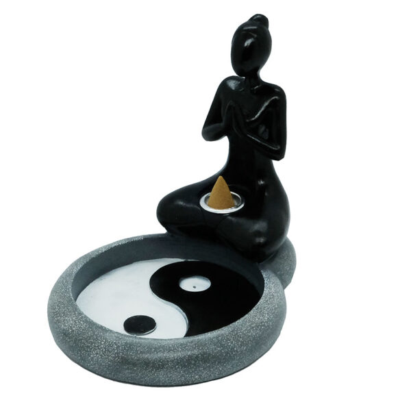 Yin Yang Yoga Backflow Incense Burner