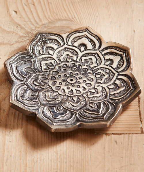 Flower Shaped Aluminium Incense Holder