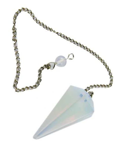 Opalite Faceted Pendulum Dowser