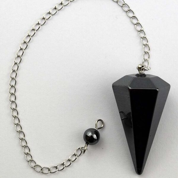 Hematite Faceted Pendulum Dowser