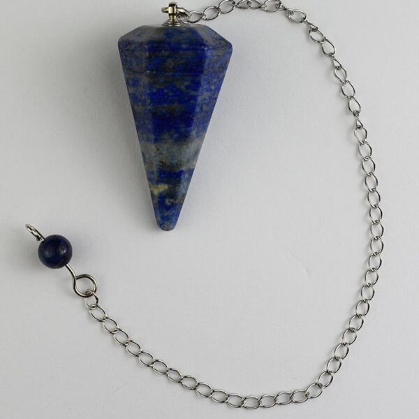 Lapis Lazuli Faceted Pendulum Dowser