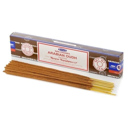 Satya Arabian Oudh Incense Sticks (15g)