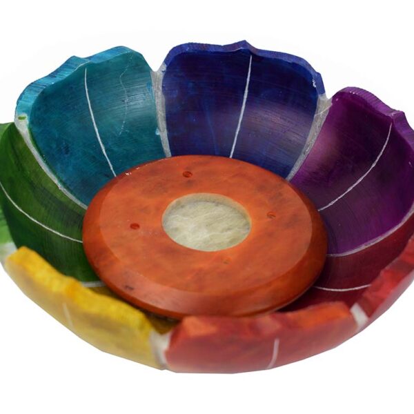 Chakra Lotus Flower Incense Holder