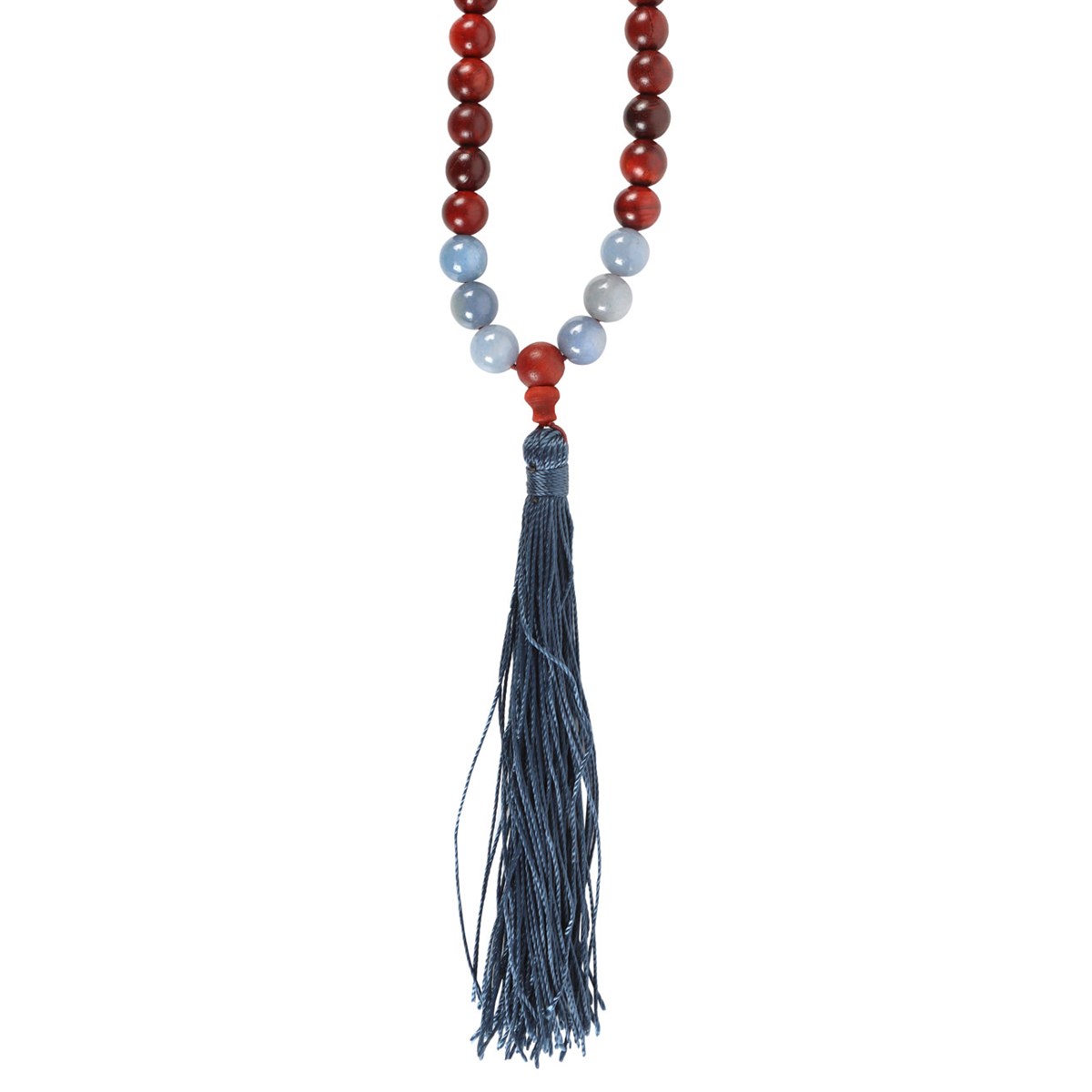 Rosewood And Sodalite Communication Mallah Beads - Image 3
