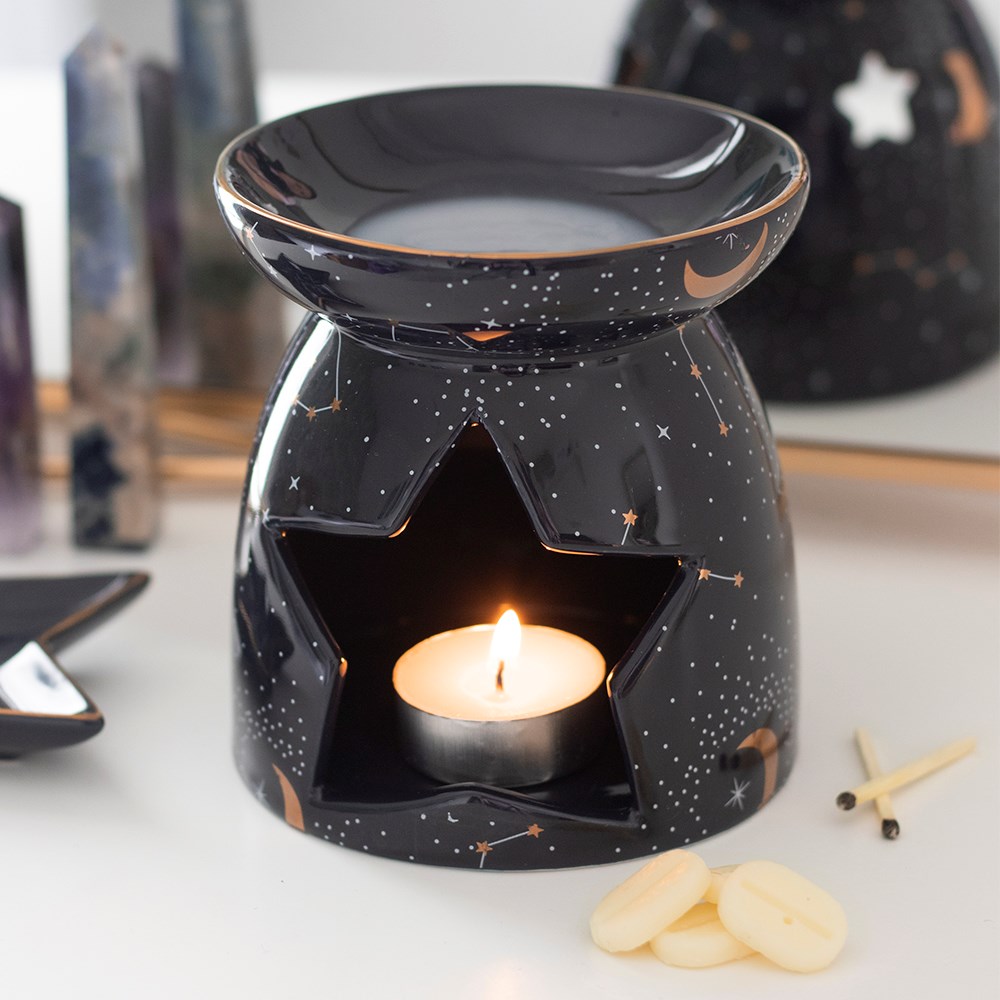 Purple Star Constellation Oil Burner