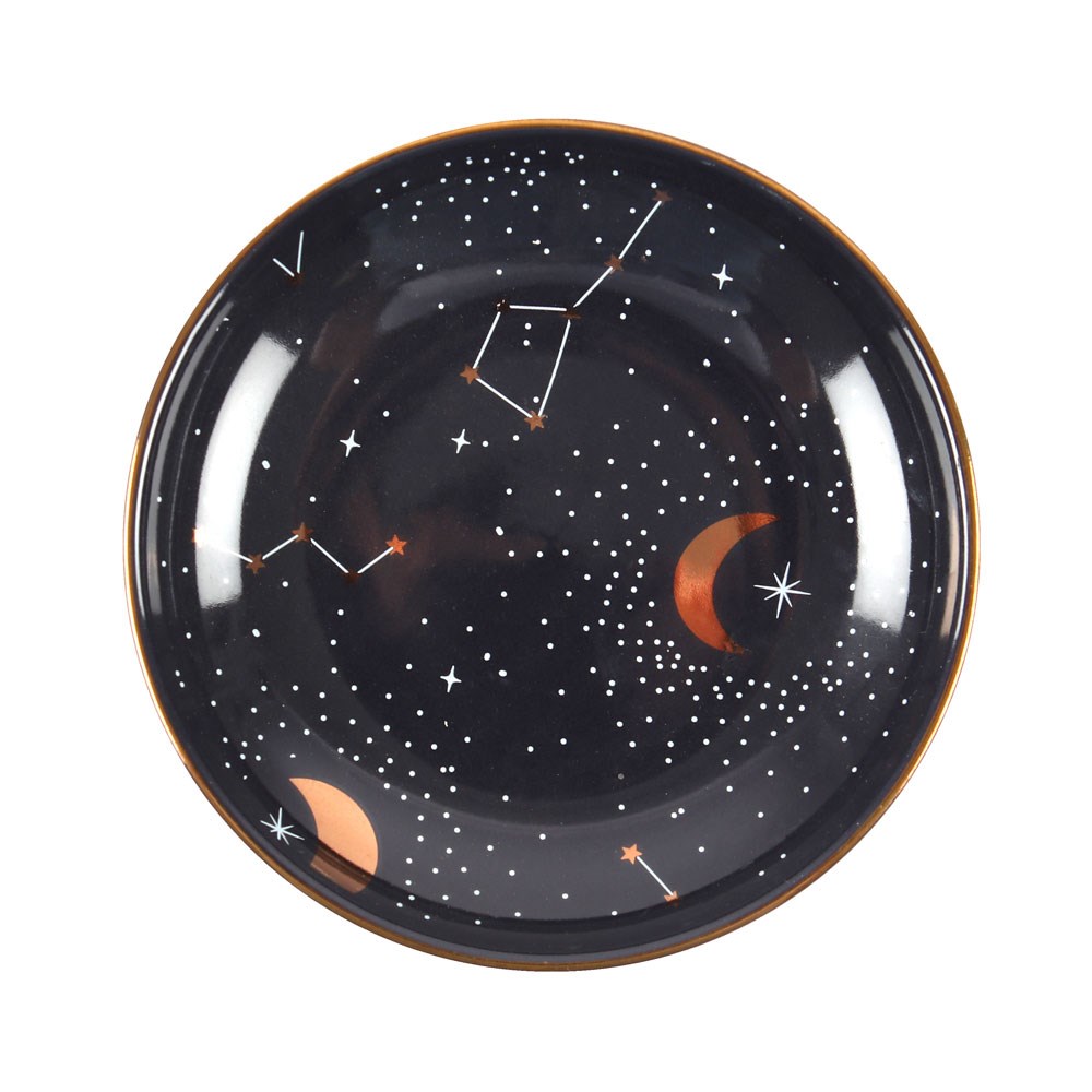 Ceramic Navy Celestial Star Sign Trinket Dish - Image 2