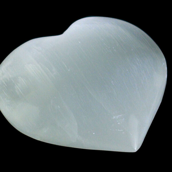 Selenite Crystal Heart 7cm