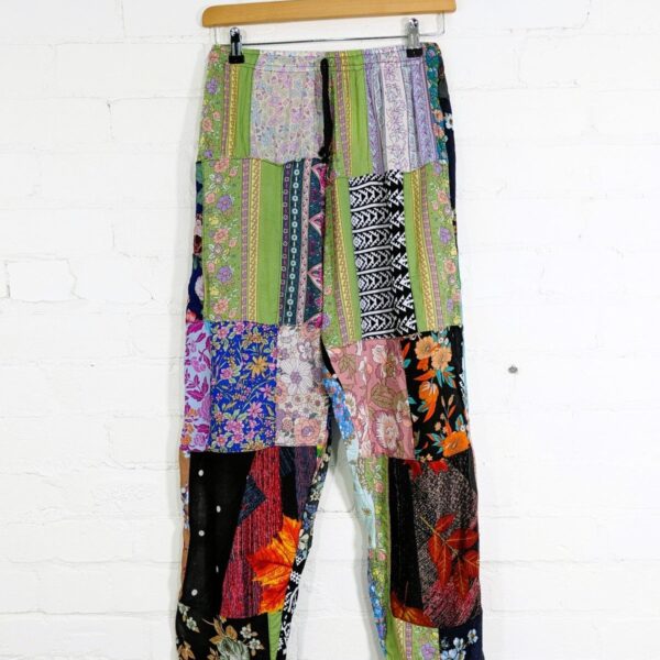 Upcycled Multi Patchwork Trousers