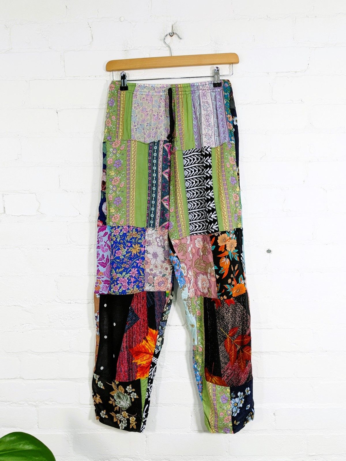 Upcycled Multi Patchwork Trousers