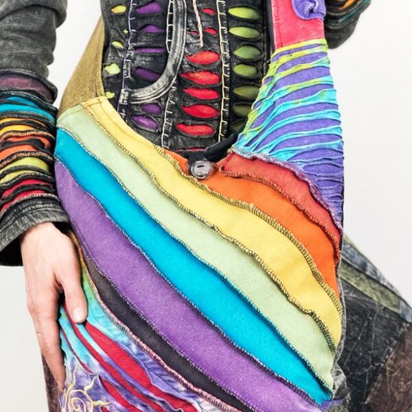 Multicolored Sun Shoulder Bag
