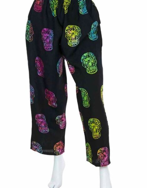 Black Candy Skull Trousers