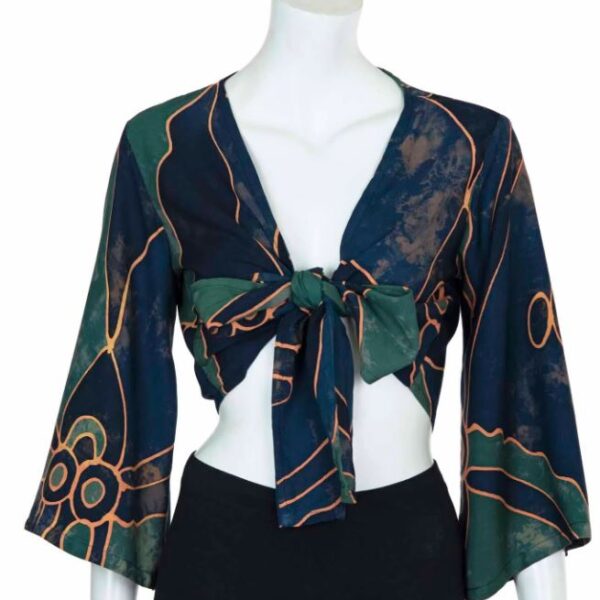 Abstract Wrap Top