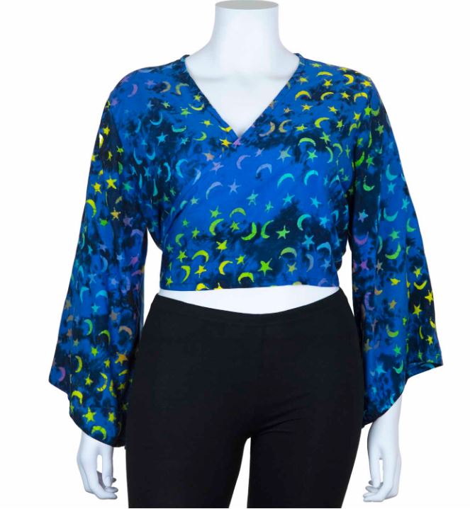 Mystic Sky Wrap Top - Image 3