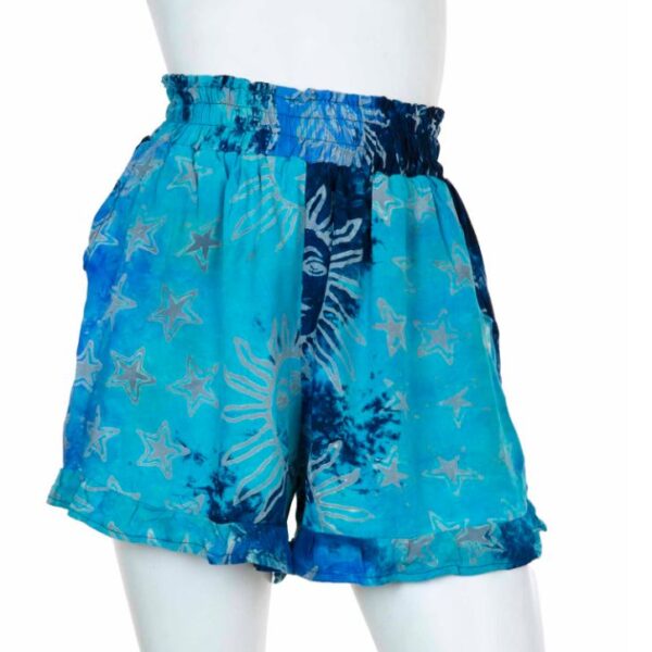 Blue Celestial Frill Shorts