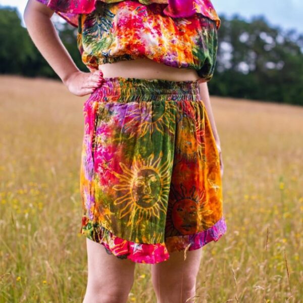 Rainbow Celestial Frill Shorts