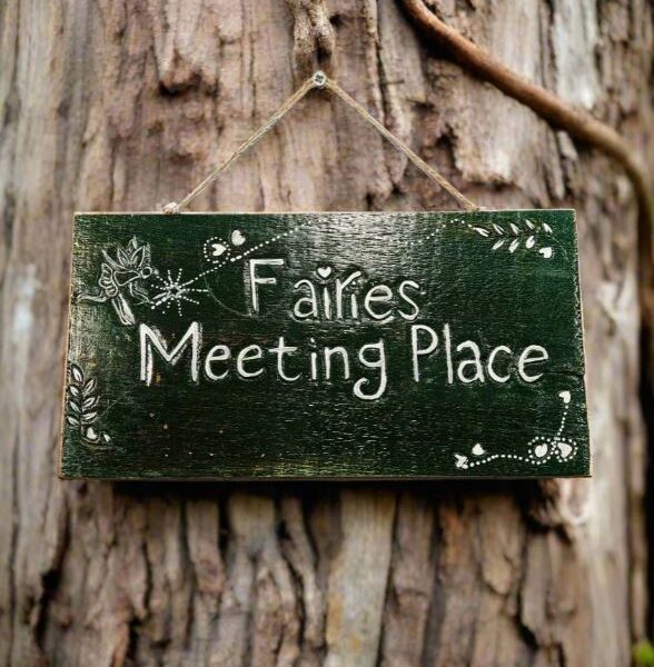 Fairies Meeting Place Wall Plaque