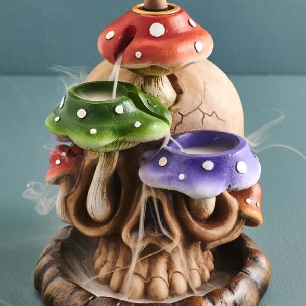 Backflow Burner Mushroom Skull
