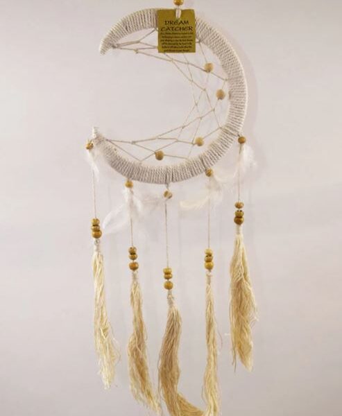 Moon Yarn Tassel Dream Catcher
