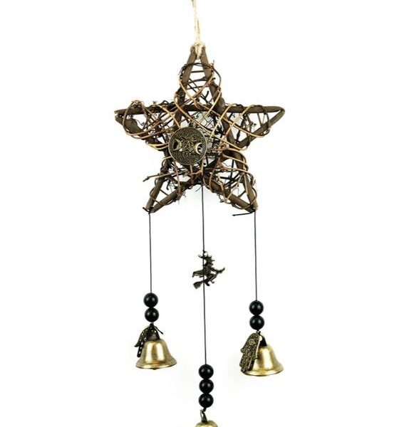 Hanging Bells Protection Pentagram